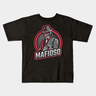 Mafioso Mobster Kids T-Shirt